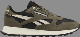 Reebok: Чёрные кроссовки  Classic Leather