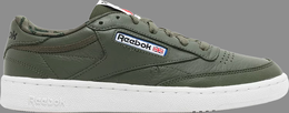 Reebok: Зелёные кроссовки  Club C 85