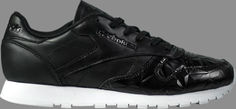 Reebok: Чёрные кроссовки  Classic Leather