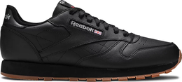 Reebok: Чёрные кроссовки  Classic Leather