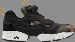 Reebok: Чёрные кроссовки  InstaPump Fury OG