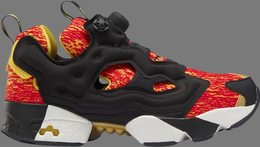 Reebok: Чёрные кроссовки  InstaPump Fury OG