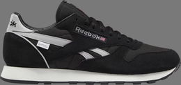 Reebok: Чёрные кроссовки  Classic Leather