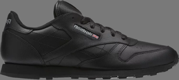 Reebok: Чёрные кроссовки  Classic Leather