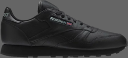 Reebok: Чёрные кроссовки  Classic Leather