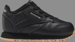 Reebok: Чёрные кроссовки  Classic Leather