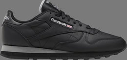 Reebok: Чёрные кроссовки  Classic Leather