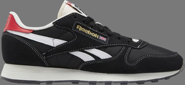 Reebok: Чёрные кроссовки  Classic Leather