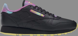 Reebok: Чёрные кроссовки  Classic Leather