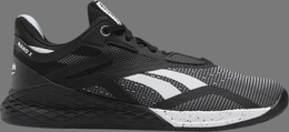 Reebok: Чёрные кроссовки  Nano