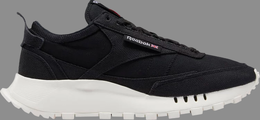 Reebok: Чёрные кроссовки  Classic Leather Legacy