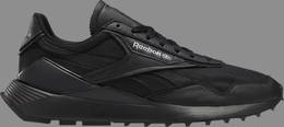 Reebok: Чёрные кроссовки  Classic Leather Legacy