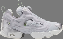 Reebok: Серебристые кроссовки  InstaPump Fury OG