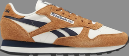 Reebok: Коричневые кроссовки  Classic Leather