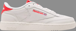 Reebok: Красные кроссовки  Club C 85