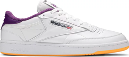 Reebok: Фиолетовые кроссовки  Club C 85