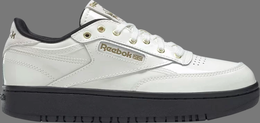 Reebok: Белые кроссовки  Club C Double