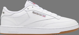 Reebok: Белые кроссовки  Club C 85