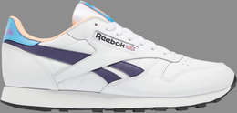 Reebok: Синие кроссовки  Classic Leather