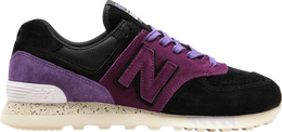 New Balance: Чёрные кроссовки  574