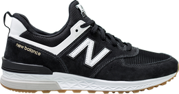 New Balance: Чёрные кроссовки  574