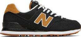 New Balance: Чёрные кроссовки  574