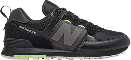 New Balance: Чёрные кроссовки  574