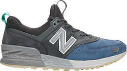 New Balance: Чёрные кроссовки  574