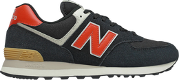 New Balance: Чёрные кроссовки  574