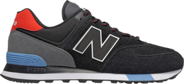 New Balance: Чёрные кроссовки  574