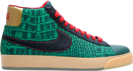 Nike: Зелёные кроссовки  Blazer Mid Premium