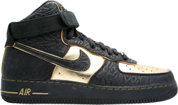 Nike: Чёрные кроссовки  Air Force 1