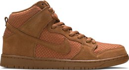 Nike: Коричневые кроссовки  Dunk High Premium SB