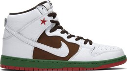 Nike: Белые кроссовки  Dunk High