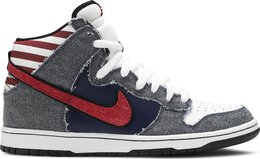 Nike: Белые кроссовки  Dunk High Premium SB