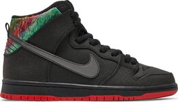 Nike: Чёрные кроссовки  SB Dunk High Pro