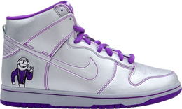 Nike: Серебристые кроссовки  Dunk High Premium SB