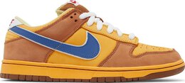 Nike: Коричневые кроссовки  Dunk Low