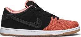 Nike: Чёрные кроссовки  Dunk Low Pro SB