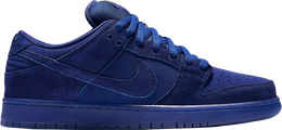 Nike: Голубые кроссовки  Dunk Low Premium SB