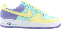 Nike: Зелёные кроссовки  Air Force 1