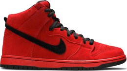 Nike: Красные кроссовки  Dunk High Pro SB