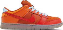 Nike: Оранжевые кроссовки  Dunk Low Pro SB