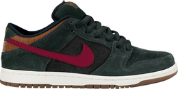 Nike: Серые кроссовки Dunk Low Pro SB