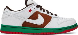 Nike: Белые кроссовки  Dunk Low Pro SB