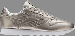 Reebok: Жёлтые кроссовки  Classic Leather