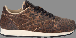 Reebok: Коричневые кроссовки  Classic Leather