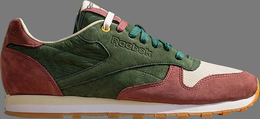 Reebok: Зелёные кроссовки  Classic Leather