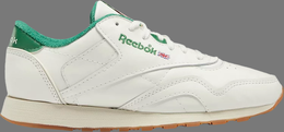 Reebok: Зелёные кроссовки  Classic Leather