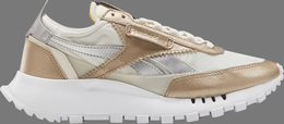 Reebok: Серебристые кроссовки  Classic Leather Legacy